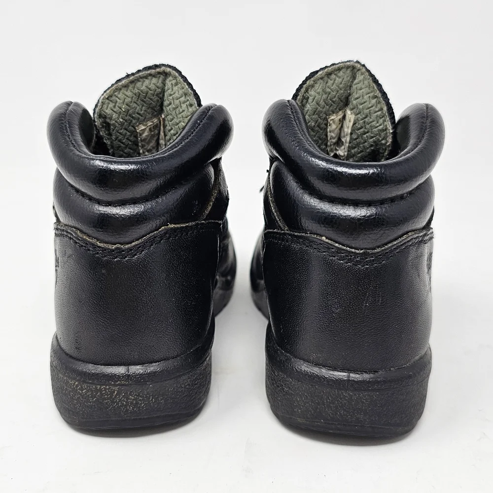 Timberland‎ Black Leather Field Hiking Work Boots 15806M Boys Toddler Size 5.5
